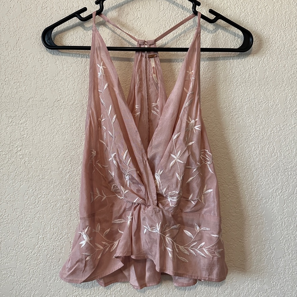 NWT Free People cherry embroidered top XS - Picture 13 of 14